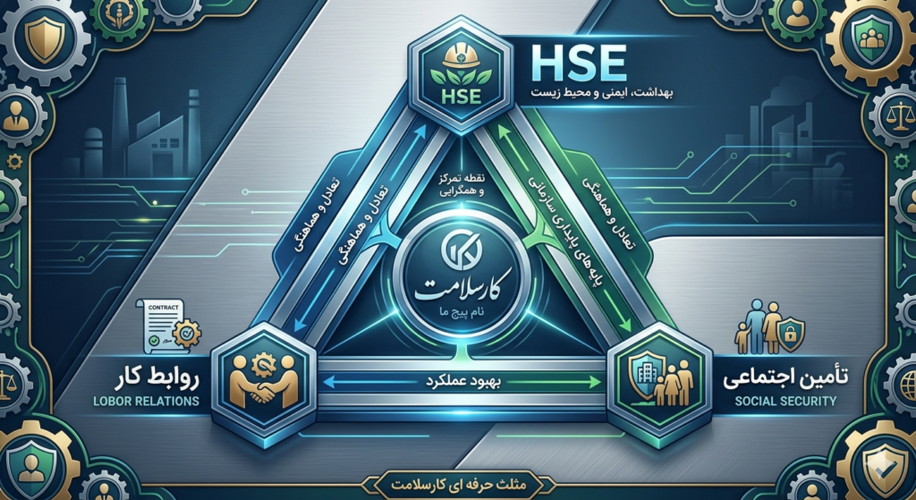 مشاغل سخت و زیان آور روابط کار و HSE
