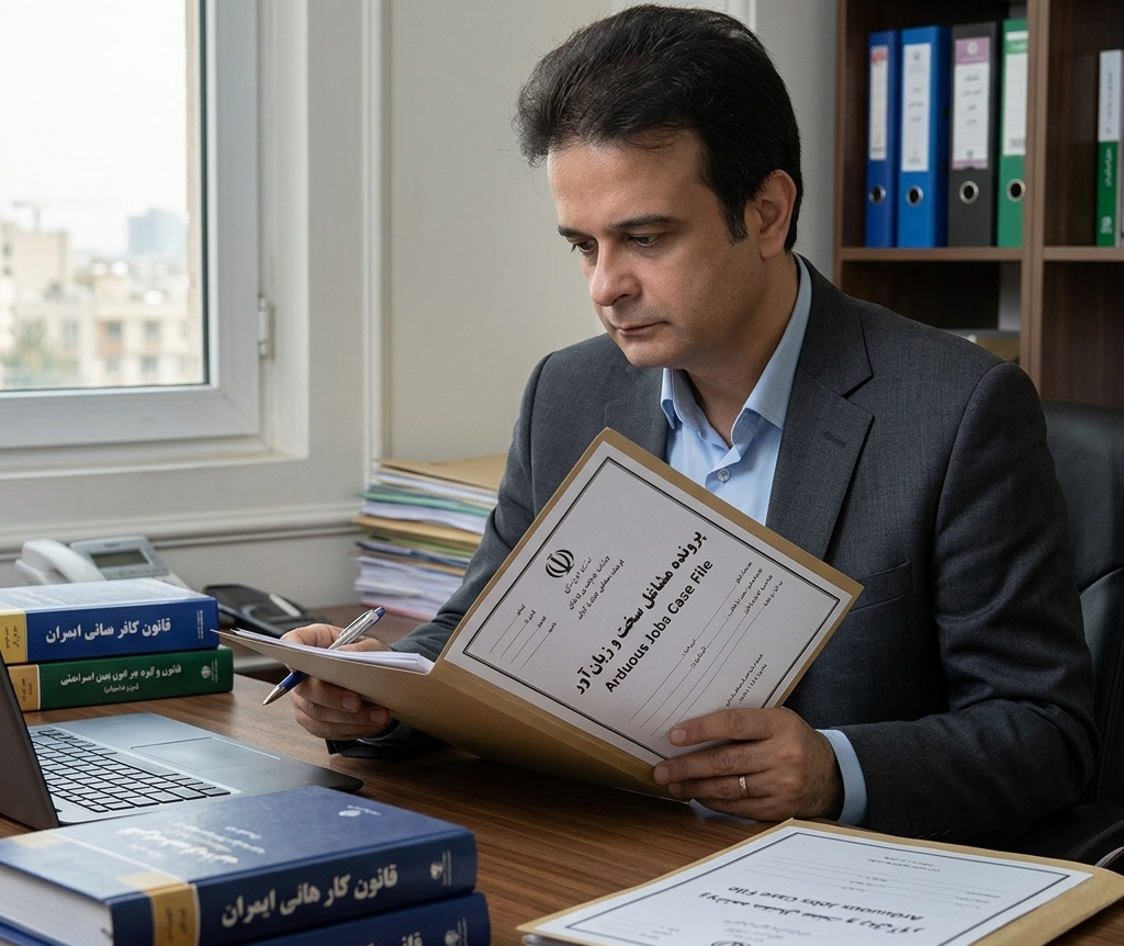 کار سلامت مشاور تخصصی مشاغل سخت و زیان آور روابط کار و HSE