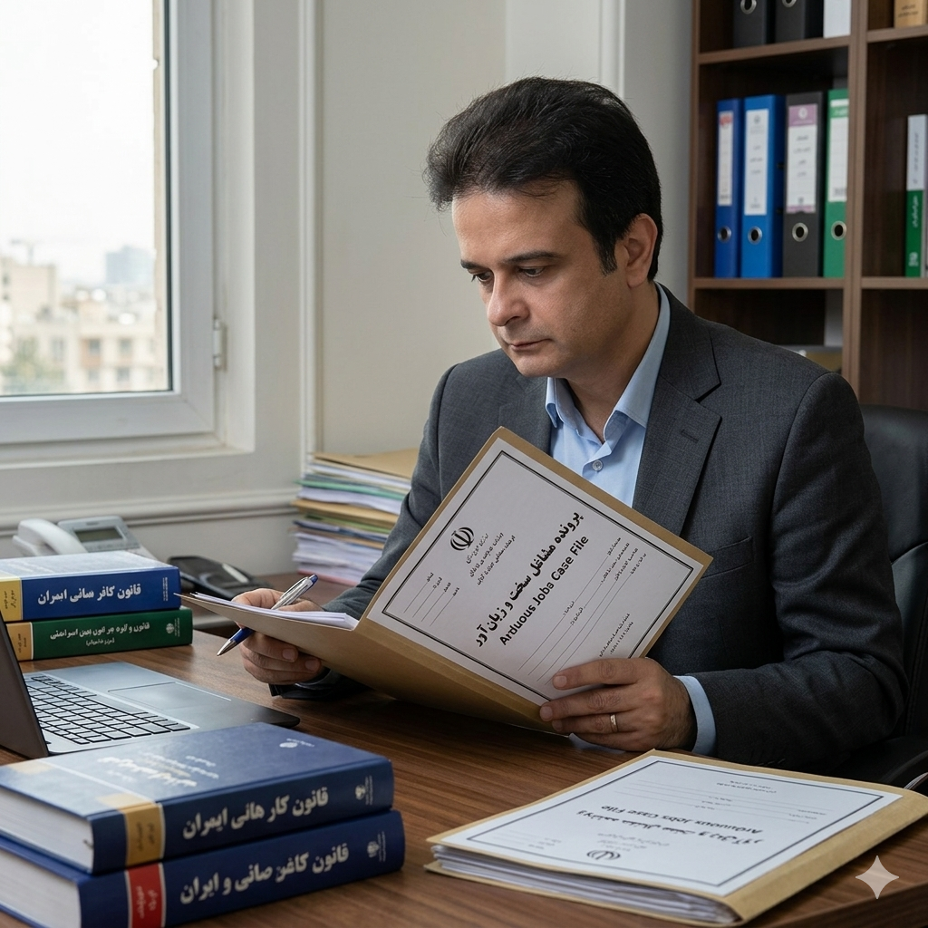 کار سلامت مشاور تخصصی مشاغل سخت و زیان آور روابط کار و HSE